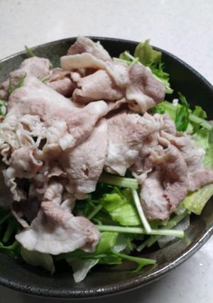 おかずにもなる冷豚サラダ-レシピのメイン写真