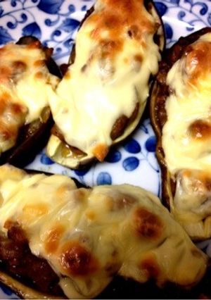 なすと挽き肉のチーズ焼き〜カレー風味〜-レシピのメイン写真