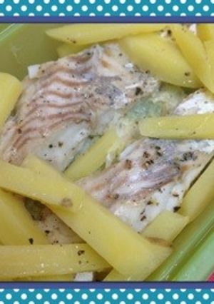 【レンジで簡単】タラと野菜蒸し-レシピのメイン写真