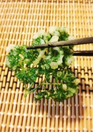 おいしい!カリカリ!パセリの天ぷら☆-レシピのメイン写真