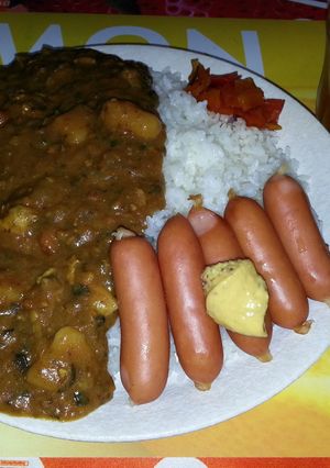 男が作る冷蔵庫の残り物でカレー-レシピのメイン写真