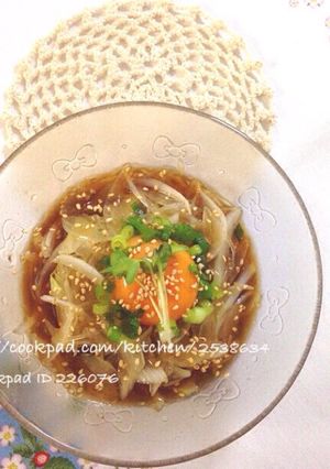 時短節約オニオンスライス☆玉葱ユッケ-レシピのメイン写真