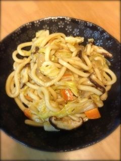 簡単!野菜たっぷり焼うどん-レシピのメイン写真