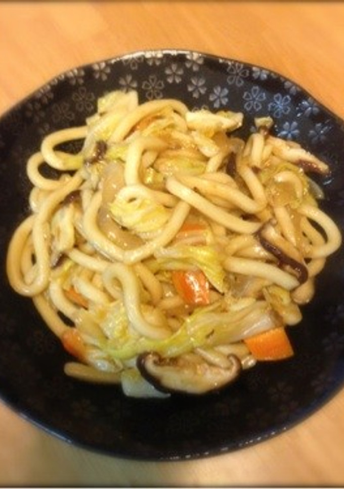 簡単！野菜たっぷり焼うどん-レシピのメイン写真