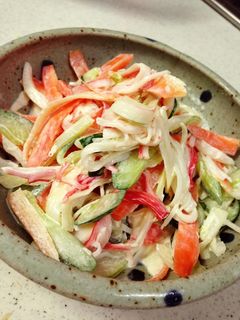 ママのセロリとカニカマのサラダ-レシピのメイン写真