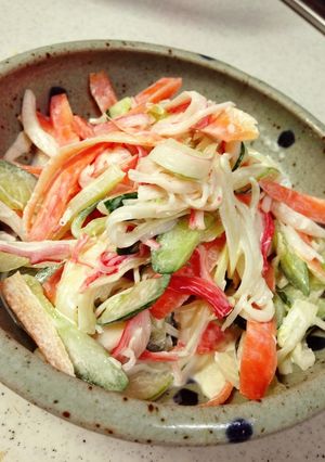 ママのセロリとカニカマのサラダ-レシピのメイン写真