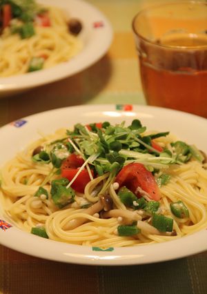 夏だ！夏野菜の冷製パスタ-レシピのメイン写真