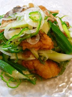 夏バテ解消!鯵と夏野菜のマリネ♪-レシピのメイン写真