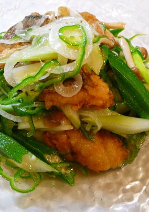 夏バテ解消！鯵と夏野菜のマリネ♪-レシピのメイン写真