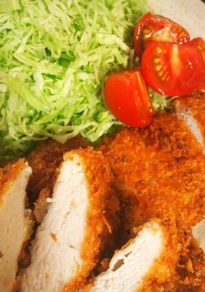 ハーブソルトと粉チーズ♪鶏胸肉のフライ☆-レシピのメイン写真