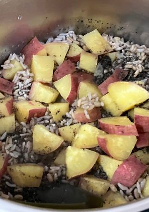 さつま芋と黒ごまのご飯-レシピのメイン写真