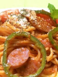 フレッシュトマトのナポリタン♪ -レシピのメイン写真