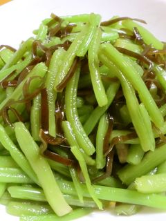 赤みず食べよう① 塩昆布和え-レシピのメイン写真