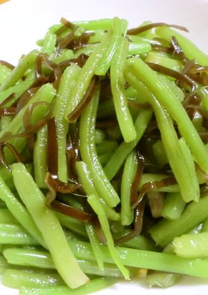 赤みず食べよう① 塩昆布和え-レシピのメイン写真