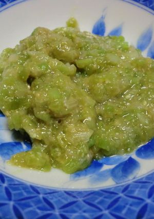 赤みず食べよう③　生姜味噌たたき-レシピのメイン写真