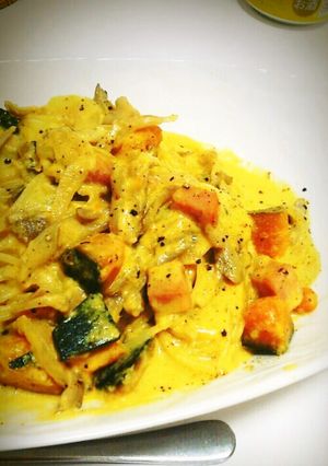 こってり♪かぼちゃのクリームパスタ-レシピのメイン写真