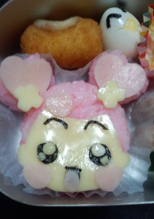 キャラ弁　プリキュア　あいちゃん-レシピのメイン写真
