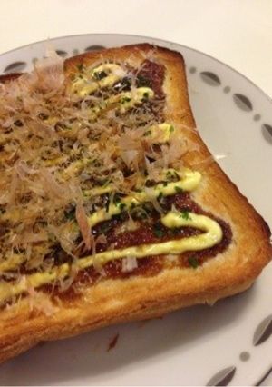 超簡単☆なんちゃってお好み焼きパン-レシピのメイン写真