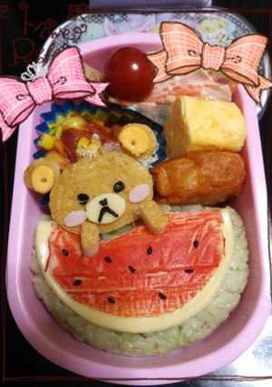 すいか食べちゃった♪byリラックマ弁当♪-レシピのメイン写真