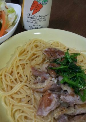鶏肉とクレソンのご馳走パスタ-レシピのメイン写真