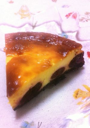 ୨୧ チェリーまるごとチーズケーキ ୨୧-レシピのメイン写真