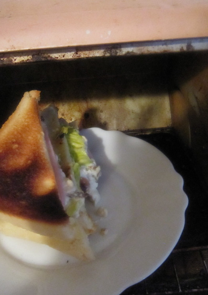 マヨネーズ白和えの焼きサンド-レシピのメイン写真