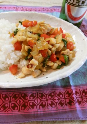 パッ ガパオ ガイ＊鶏肉のバジル炒め-レシピのメイン写真