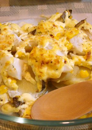 タラとジャガイモのシロシロ焼き-レシピのメイン写真