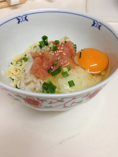 明太バター卵かけ御飯-レシピのメイン写真