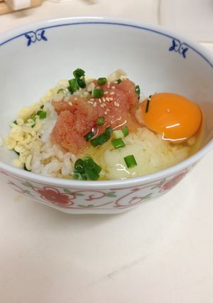 明太バター卵かけ御飯-レシピのメイン写真