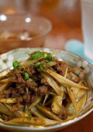 牛ごぼう炒め-レシピのメイン写真