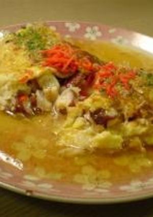 明石焼き風　ふわとろオムレツ-レシピのメイン写真