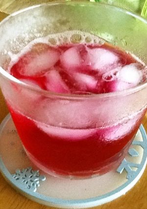 ちょうどいい甘さ☆赤しそジュース-レシピのメイン写真