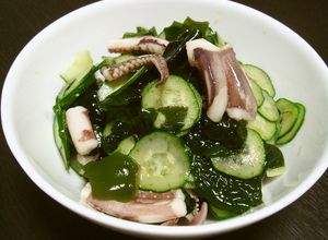 ❤げそとわかめときゅうりの和え物❤-レシピのメイン写真
