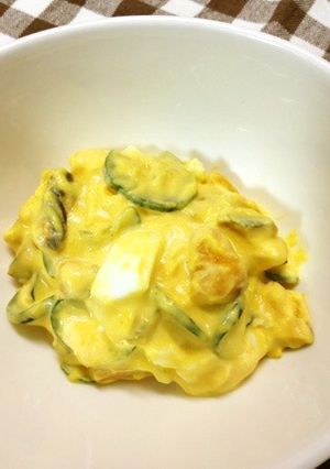 煮物で簡単リメイク♬　カボタマサラダ♡-レシピのメイン写真