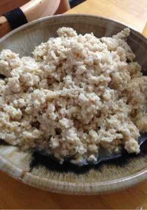 幼児食覚書☆胸肉とモヤシと豆腐そぼろ-レシピのメイン写真
