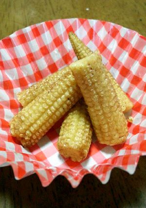 お弁当に☆ベビーコーンで焼きとうもろこし-レシピのメイン写真