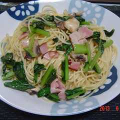 รูปของ 青菜が沢山食べられるパスタ
