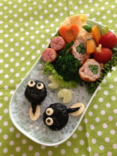 キャラ弁☆おたまじゃくしのお弁当♪-レシピのメイン写真