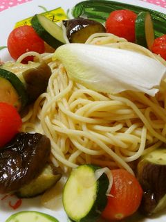 夏野菜のゴロゴロパスタ♪♫♪-レシピのメイン写真