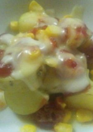 超速おかず★じゃがいもケチャチーズ焼き-レシピのメイン写真