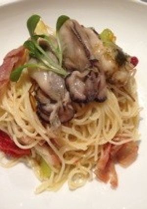 牡蠣とドライドトマトのパスタ-レシピのメイン写真