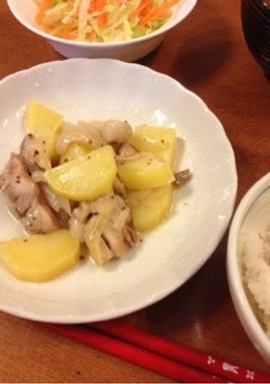 鶏肉とポテトのマスタード炒め-レシピのメイン写真