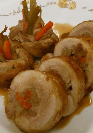 簡単鶏ごぼう巻き-レシピのメイン写真