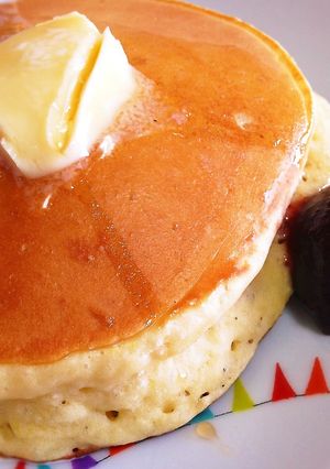 ふわふわ♬ 激ウマ HM ホットケーキ-レシピのメイン写真
