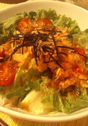 和風☆ツナサラダうどん-レシピのメイン写真