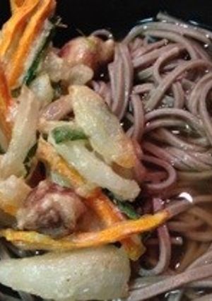 かき揚げそば-レシピのメイン写真