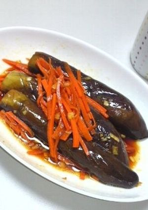 にんじんも美味しい！ナスの中華風-レシピのメイン写真