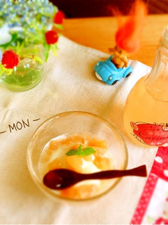 ジュレのお酒で簡単フローズンデザート♡-レシピのメイン写真