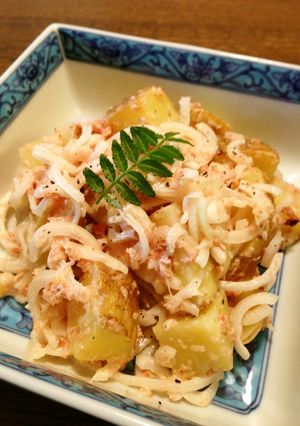 新玉ねぎいっぱい☆和風タラモサラダ-レシピのメイン写真